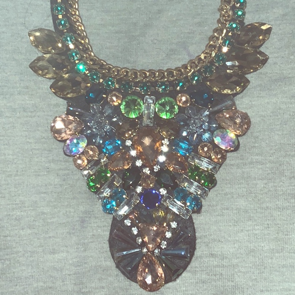 Chunky colorful necklace